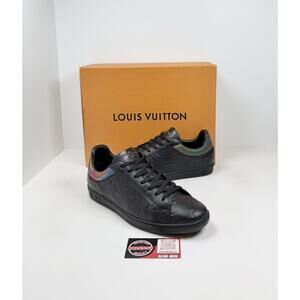 Size 8.5LV/9.5US - Louis Vuitton Luxembourg Monogram Sneakers🖤 RETAIL $1.2K!